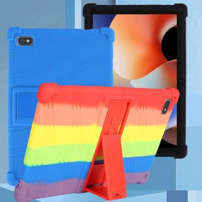 4 Thicken Cornors Silicone Cover with Kickstand For Blackview Oscal Pad 10 Case 10.1" Tablet PC Shockproof Protector Funda Kids