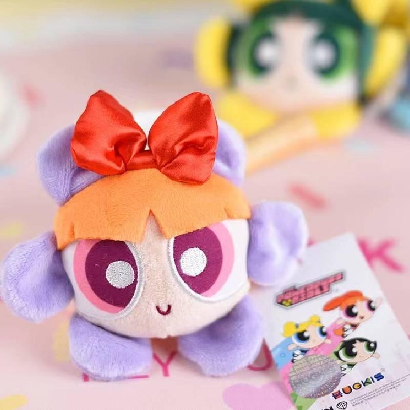 Adorable 12cm Flower Plush Toy Keychain Colorful Cute Backpack Accessory For Kids