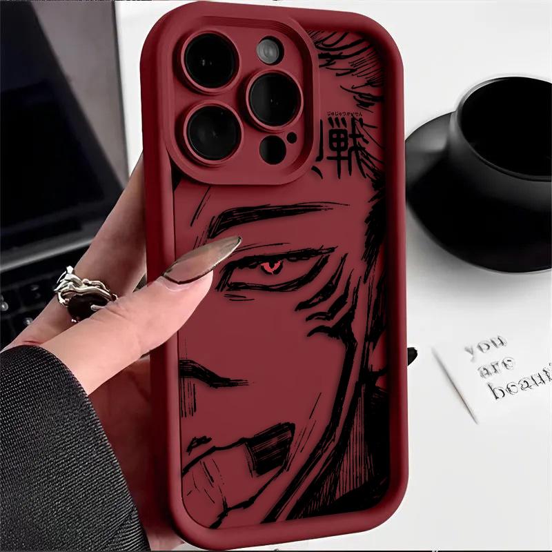 Jujutsu Kaisen Anime Phone Case For Vivo Y28 Y03 Y17s Y19s Y100 Y78 Y36 Y27 Y16 Y77 Y75 Y35 Y22s Y02 Y72 Y76 4G 5G Cover