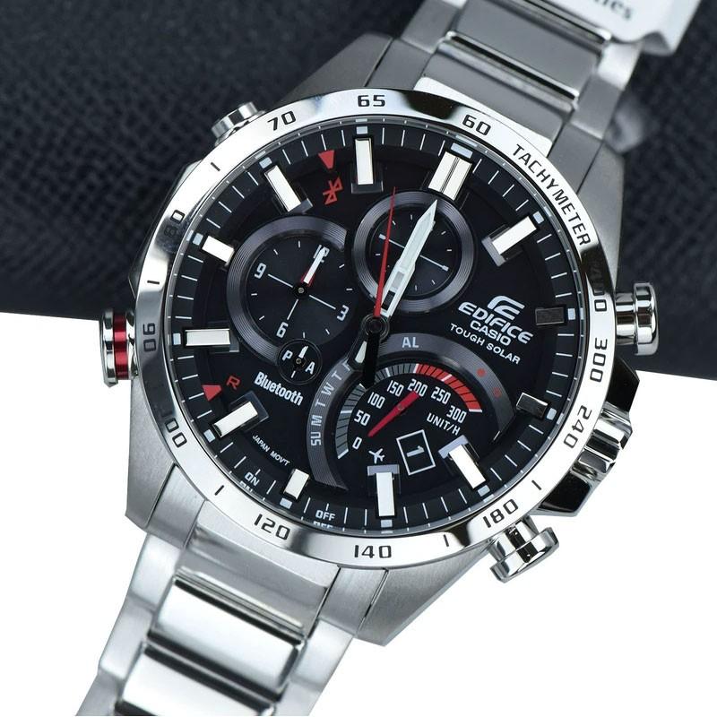 CASIO Men EDIFICE Black Watch EQB-501XD-1A EQB-501XD-1A