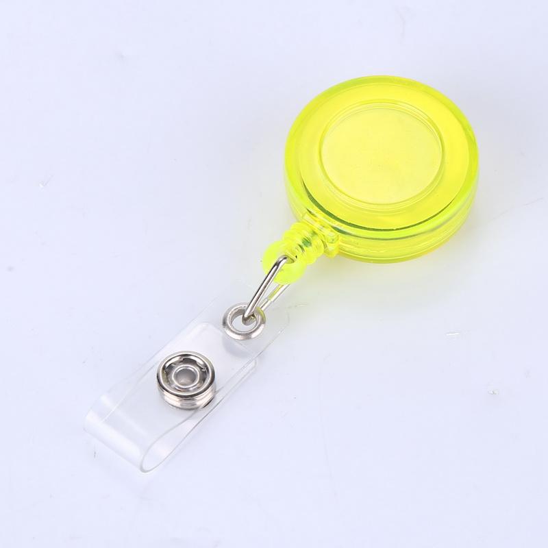1pc Credential Pass Badges Doctor Id Nurse Retractable Id Badge Reel Plastic Badges Badge Clip Nurse Accessories