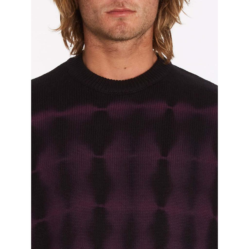 Volcom Crew Neck Sweater BARODE Stylish Size Small Men's Tie-Dye (Classic Fit) [A0732202 / SWEATER] Tie-Dye Sweater,