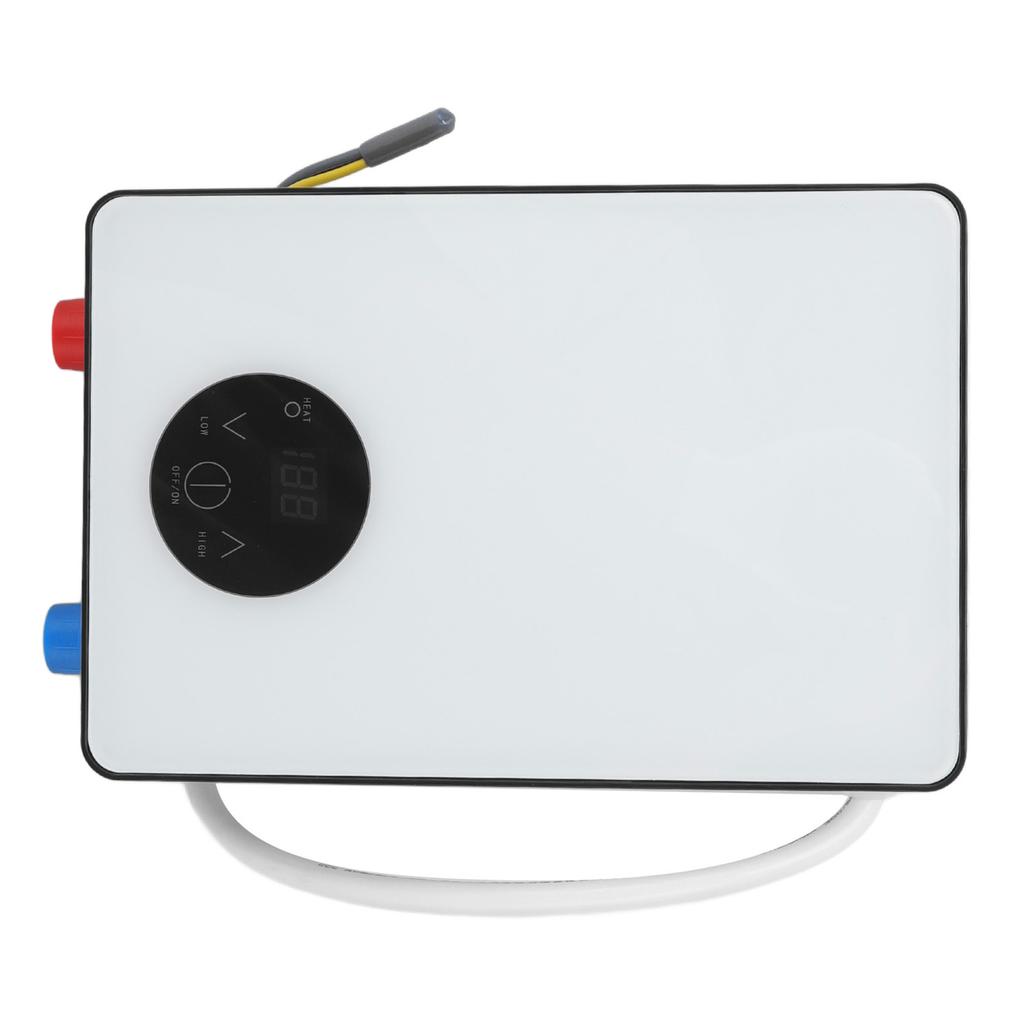 6500W Instant Tankless Electric Mini Water Heater Digital Touch Screen Smart Thermostat Water