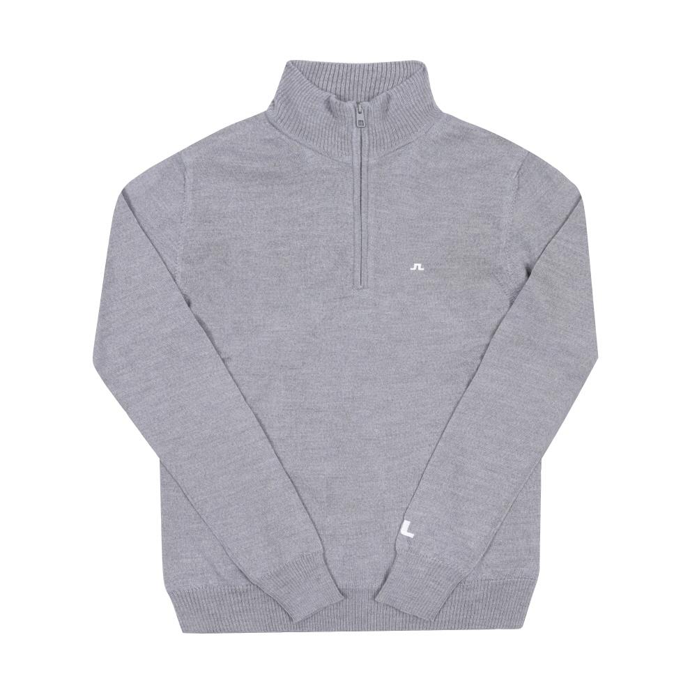

J.lindeberg Men S Knit Golf Half Zip Kian Gmkw06357 9363 GMKW06357 9363 (L)