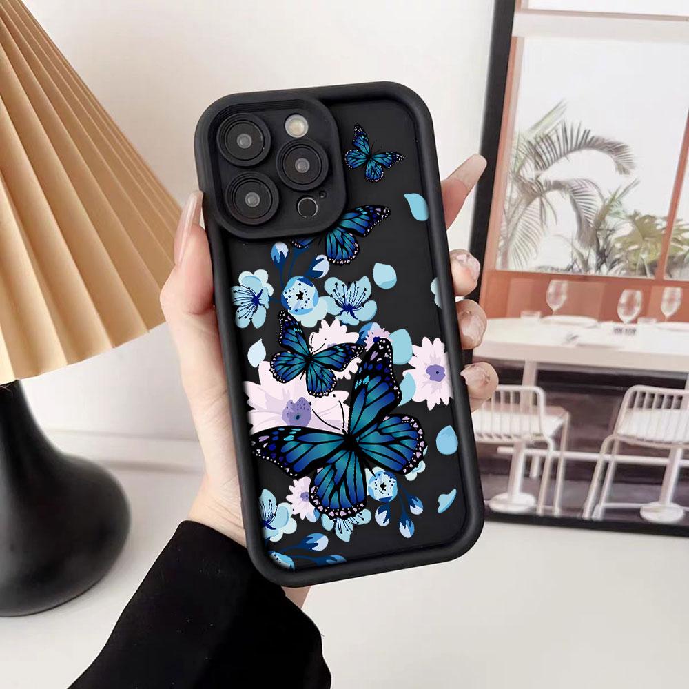 Pretty Purple Butterfly Cover Phone Case For HONOR 400 90 Lite 300 200 70 50 20 10i 9X 8X PRO 5G Silicone Case DIY Shell Funda