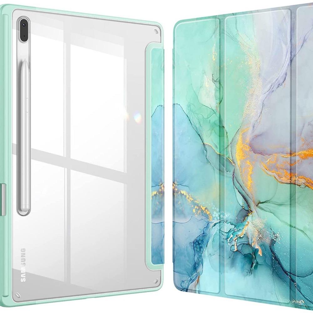 For Samsung Galaxy Tab S9FE S10FE Plus 11 tommer Deksel Akryl Anti-bøy med S Pen-spor