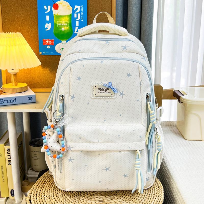 Schoolbag schoolbag for girls Junior high school students High value large capacity Primary school students 3rd to 6th grade girls High school
