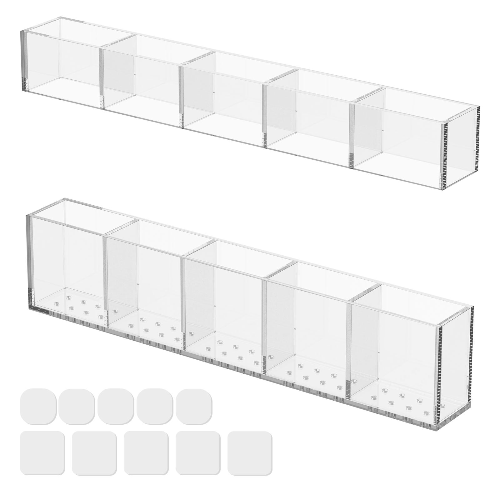

Drinking Straw Holder Organizer No Drilling Cabinet Door Mounted Acrylic Kitchen Chopstick Restaurant Straw Storage Rack