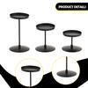 3x Pillar Candle Holders Table Centerpiece Modern Desktop Ornament Candle Stand for Dining Room Anniversary Holiday Shelf