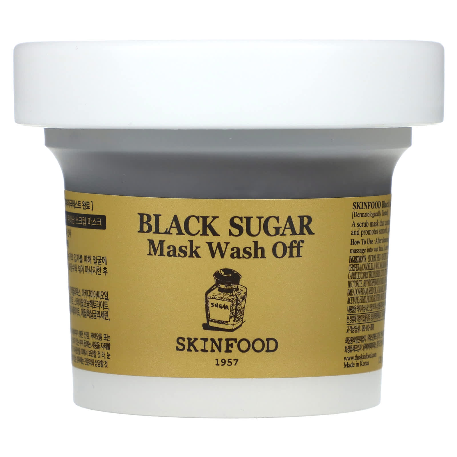

Маска для лица Black Sugar Beauty Wash Off, 120 г(4.23 унции)