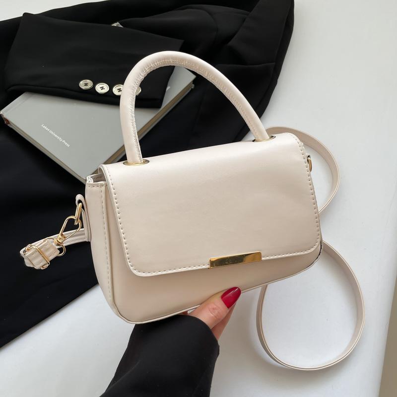 Trendy texture personalized bag women's 2025 new fashion simple casual temperament commuting shoulder crossbody handbag
