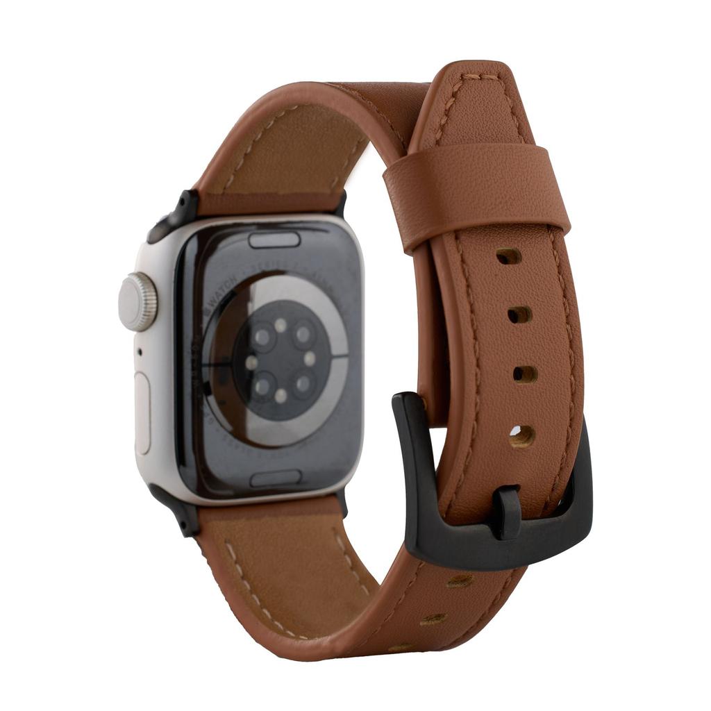 Leather Loop For Apple Watch Band Series Ultra 10/9/8/7/6/5/4/3/2/1 SE 38mm 40mm 41mm 42mm 44mm 45mm 46mm 49mm Strap