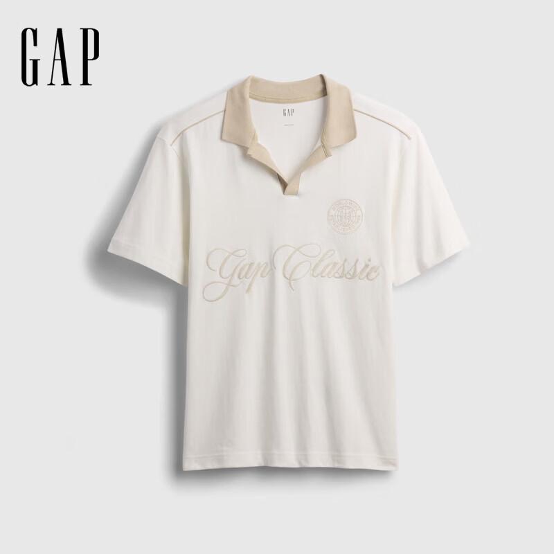 GAP Men s Logo Embroidered V-Neck Polo Shirt US S / Asia M