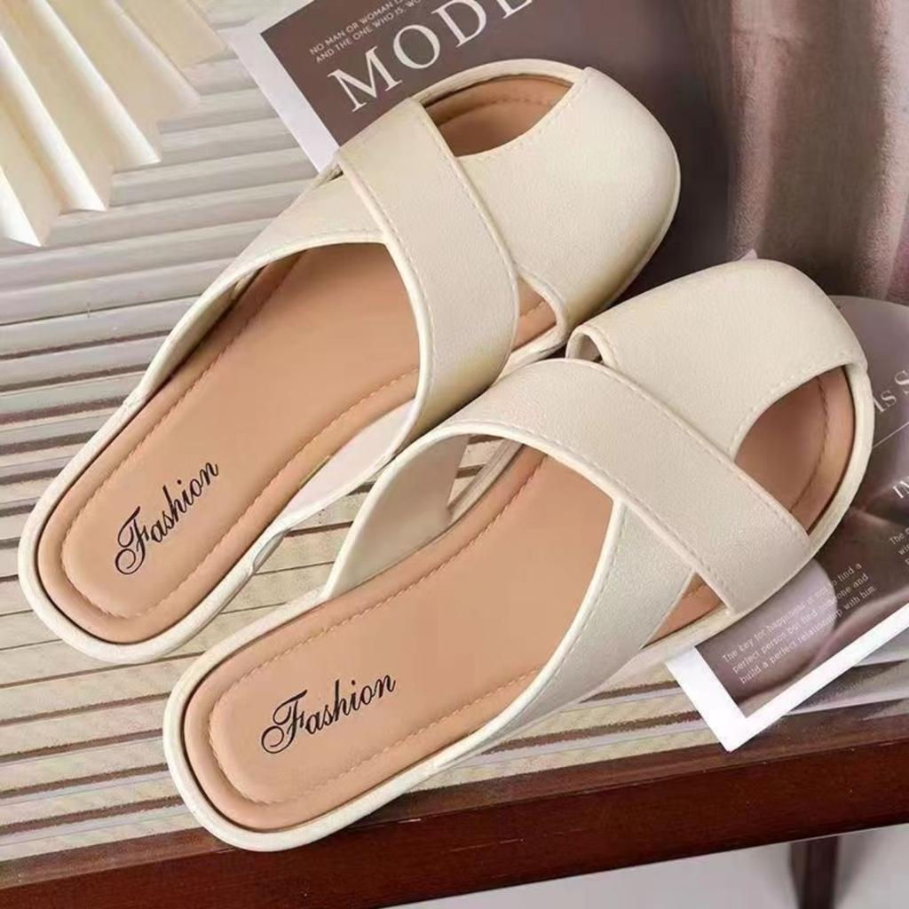 Women's Folding Toe Slippers Casual Shoes Fashionable Slippers