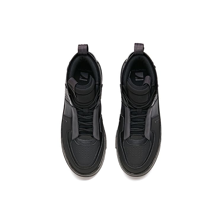 Anta High-Top Skate Shoes Men Sneakers Black 912048012-3