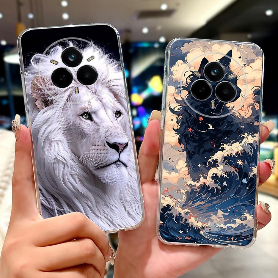 For Realme 14 Pro Plus Case RMX5051 Beautiful Flowers Painted Cover Soft Silicone Case For Realme 14 Pro Realme14 Pro+ 5G Fundas