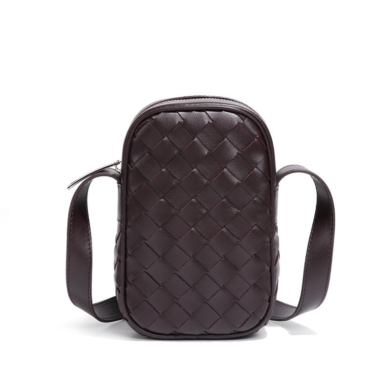 Sommer Vertikale Handytasche, Gewebte Ein-Schulter-Tasche, Mini-Tasche, Multifunktionale Umhängetasche