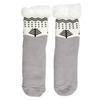 Calzini Invernali Sherpa Con Fantasia Taglia 39-42 Grigio