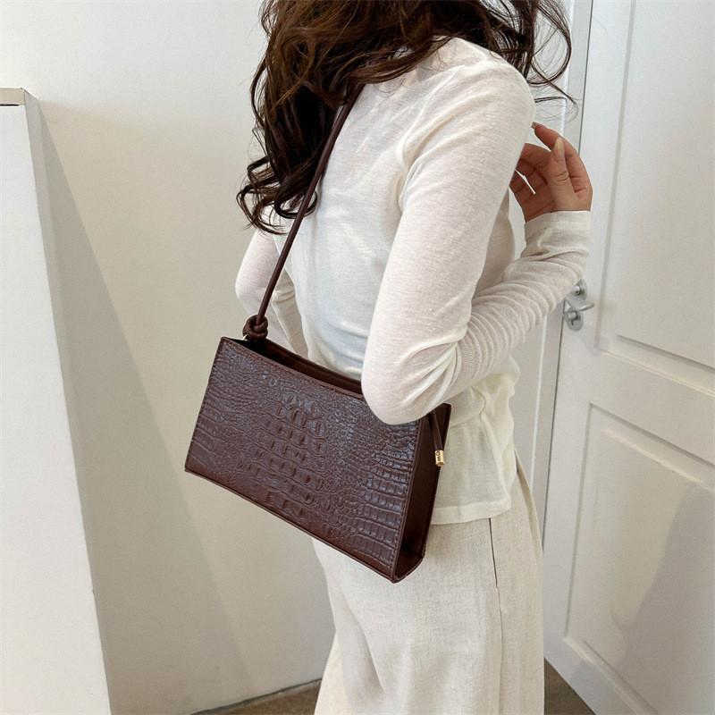 Chic Casual Small Square Bag Elegant Crossbody Purse For Women In Various Colors Including Black White Green And Orange