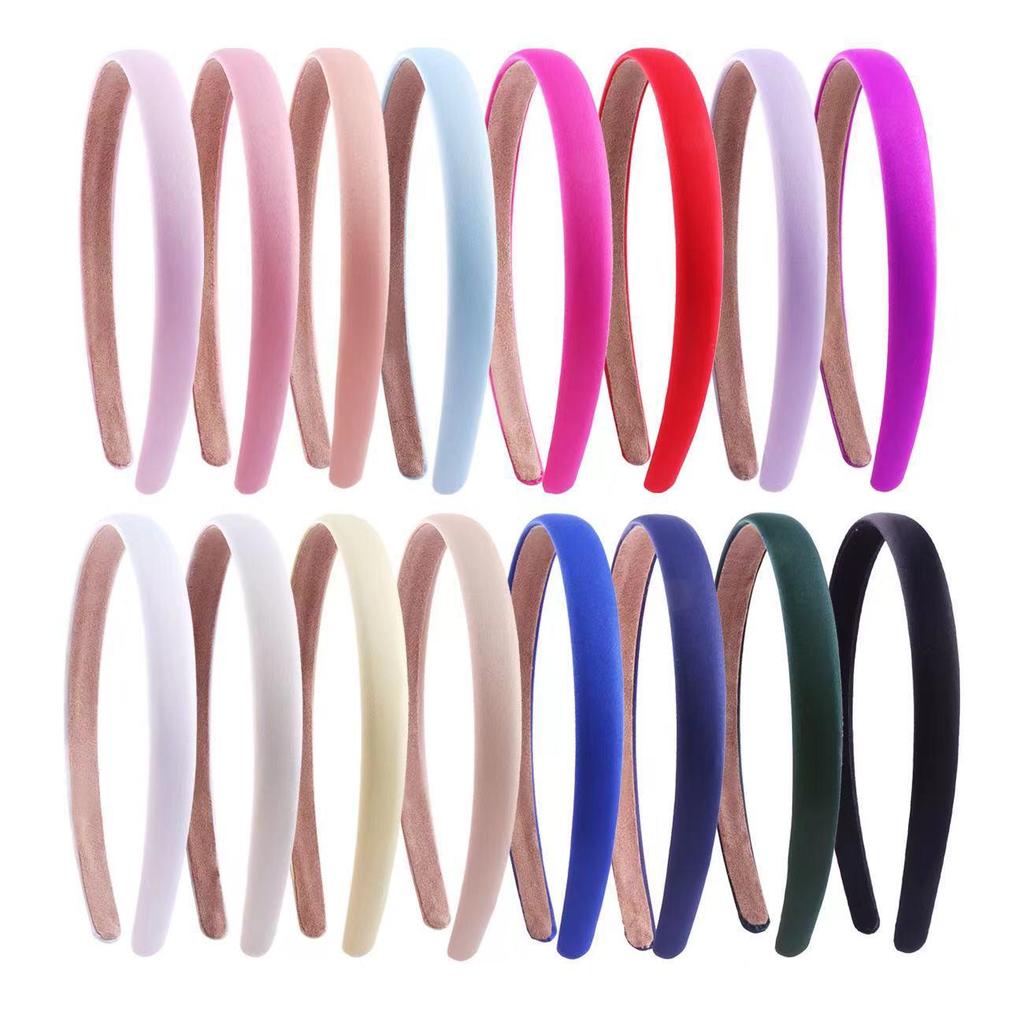 Kids' Solid Color Wide Edge Headband – Handmade Fabric Base, Perfect for Summer DIY Accessories