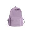 Waterproof Large-Capacity School Backpack for Teens – Smooth Zipper, Solid Color, Casual Daypack for Students