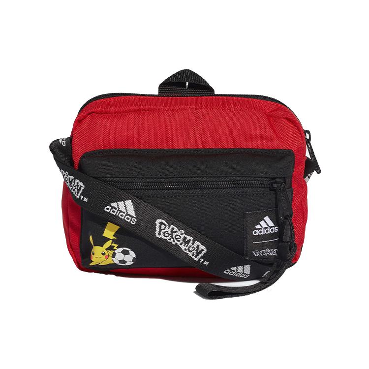 

New Adidas Neo Pokémon, Collaboration Cotton Handbag, Shoulder Bag, Crossbody Bag Regular Unisex Red GI8684 20.1*5.1*15.0CM
