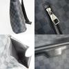Used LOUIS VUITTON Shoulder Bag Mick MM N41106 Damier Grafitte black Dark gray Messenger