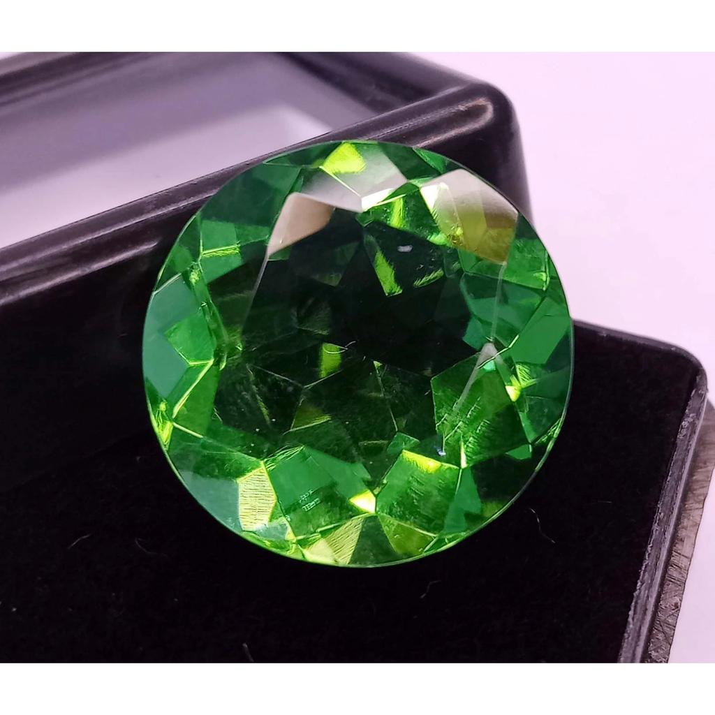 Certified Natural Peridot Green Round Cut 14-16 Ct Fabulous Loose Gemstone