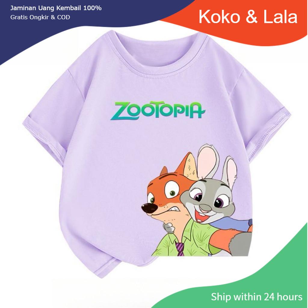 Crazy Zootopia style children s T-shirt fashionable and casual versatile short sleeved shirt 150