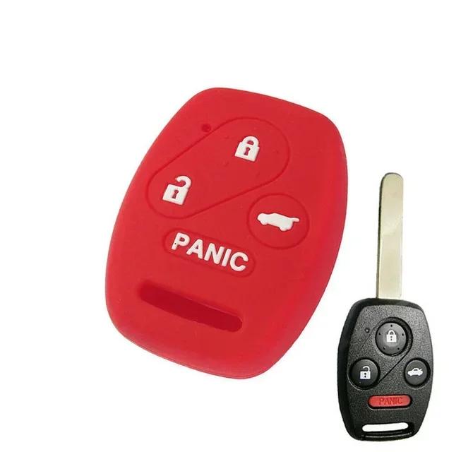 Car-Styling Key Case Silicone Cover For Honda Accord CRV Civic Pilot Insight Ridgeline