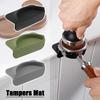 Universal Espresso Coffee Tampers Mat Station Press Tampering Holder Corner Mat Pad Silicone Coffeeware Tamping Barista Tools