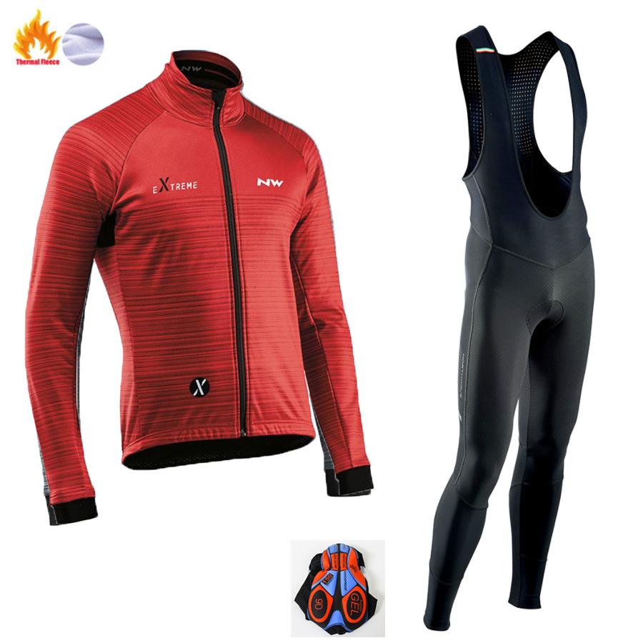 

Winter Fleece Men s Mountain Bike Suit Warm Road Cycling Suit Windproof 2026 Winter Fleece Cycling Suit Set XS