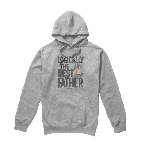 Star Trek Mens Logically the Best Father Hoodie