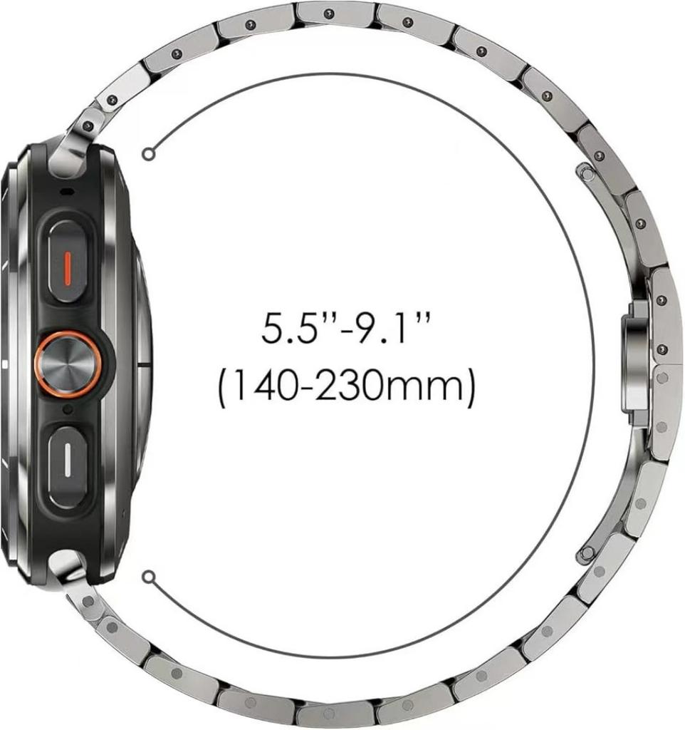 Metal Stainless Steel Strap for Samsung Galaxy Watch Ultra 47mm Butterfly Buckle Bracelet for Galaxy Watch Ultra 2025 47mm Strap