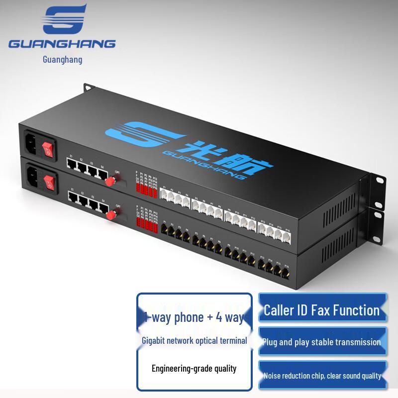 Guanghang PCM Voice Over Fiber Converter