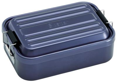 Boîte à lunch Skater en aluminium 850 ml Légère et foncée pour homme, Capacité, Moelleuse, Bleue, AFT8B-A