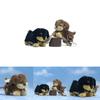 Adorable Plush Sausage Dog Keychain Cute Squeaky Dachshund Doll Backpack Charm
