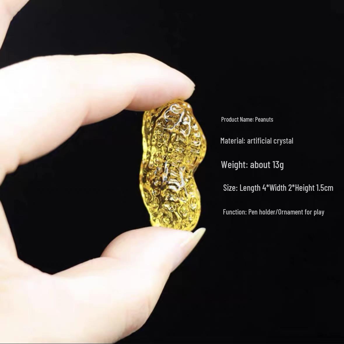 Хрустальный пресс-папье «Маленькая золотая свинка» - Канцелярия для каллиграфии и китайской живописи, незаменимый предмет для рабочего стола, креативная милая стеклянная линейка