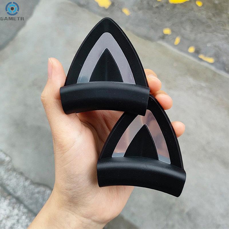 2 Pezzi Orecchie da Gatto Per Cuffie da Gioco Auricolari Attacco Decorazione Cuffie Stereo Leggero Ciondolo in Silicone
