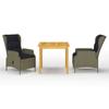VidaXL Garden Dining Set, 3 Pcs Brown