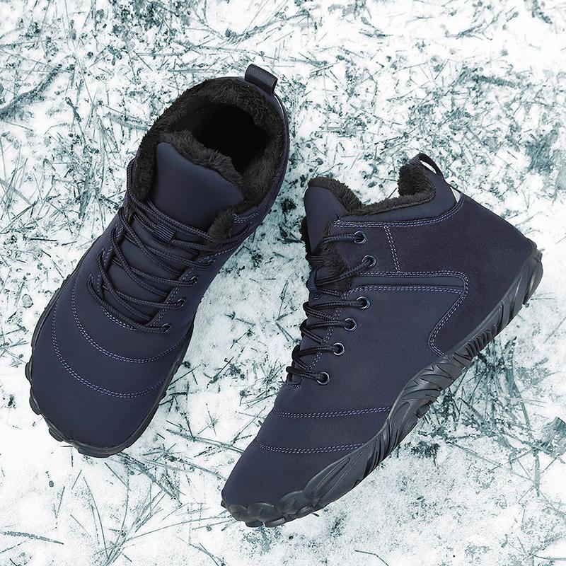 Snow Ankle Boots for Men Winter Warm Cotton Soft Casual Shoes Women Outdoor Hiking Motorcycle Boots Couple Snow Shoes