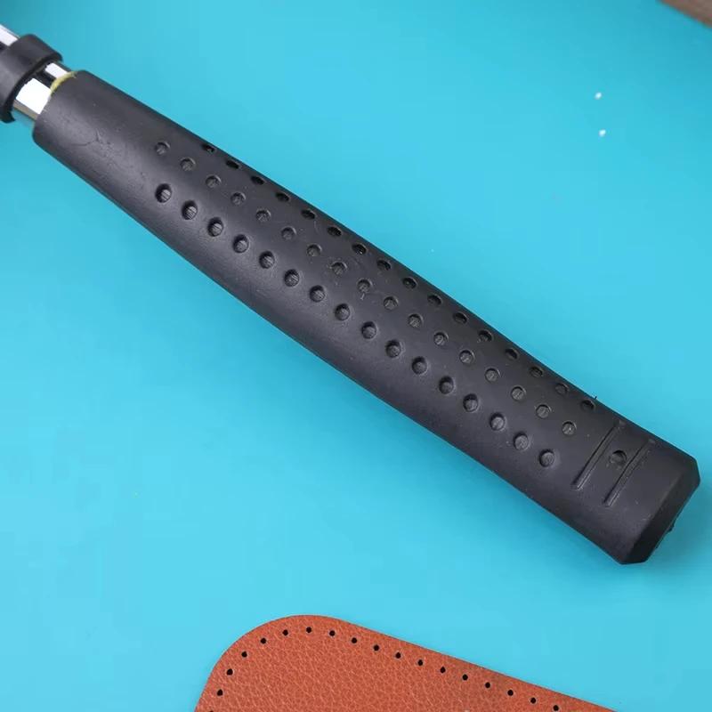 1PC 25mm Double Face Soft Tap Rubber Hammer Multifunctional Hand Tool with Hard Plastic & Non-Slip Grip for Precision Work