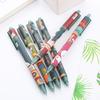 6pcs Cartoon Cute Creative Student Press Black Ink Neutral Pen Business Signature Pen Stationery Office Supplies