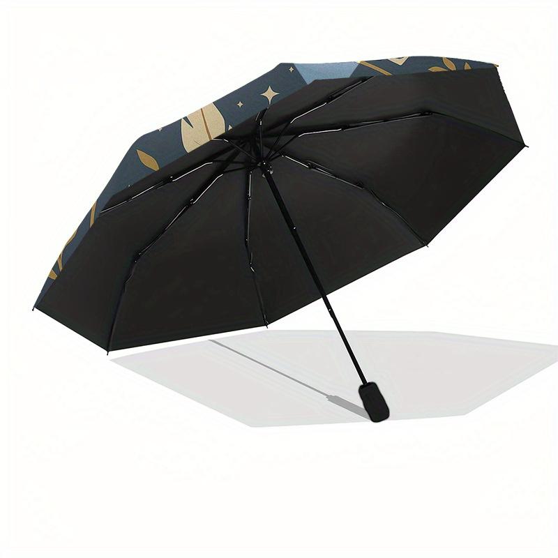 Escape into Fiction: A Magical Reading AdventureUmbrella, Portable 3-Fold Compact Umbrella for Men & Women Gift