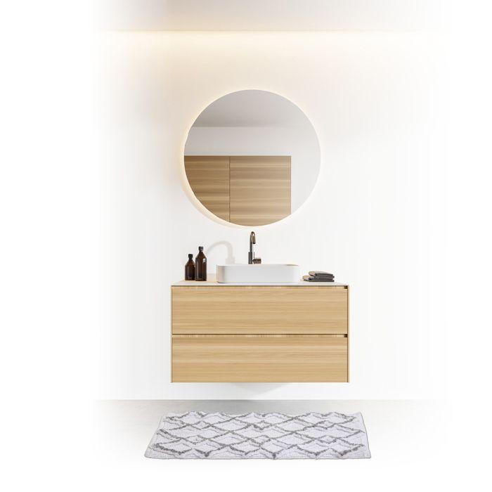 5five - Tapis 50x75cm Gris Et Blanc