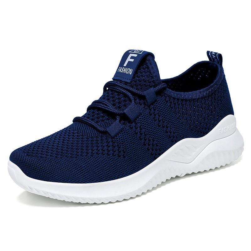 

Women s 2026 New Casual Running Shoes Breathable Soft-soled Sneakers 35 темно-синий
