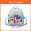 Mermaid With Glitter Small Tail Childrens Backpack Adjustable Straps Shoulder
