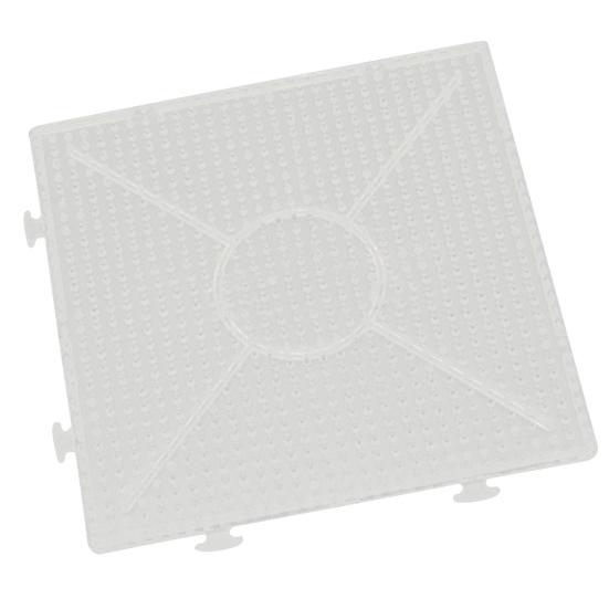 Clear Square Hexagon Round Large Pegboards Board for Hama Fuse Beads Kids