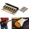 6 String Fixed Bridge Electric Bass Bridge Adjustable String Bass Bridge Bass Hardware Metal Texture for Electric Bass