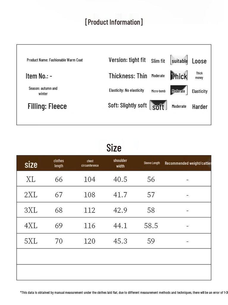 Rong Hua Women's Plush-Lined Winter Jacket